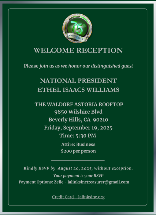 Welcome Reception